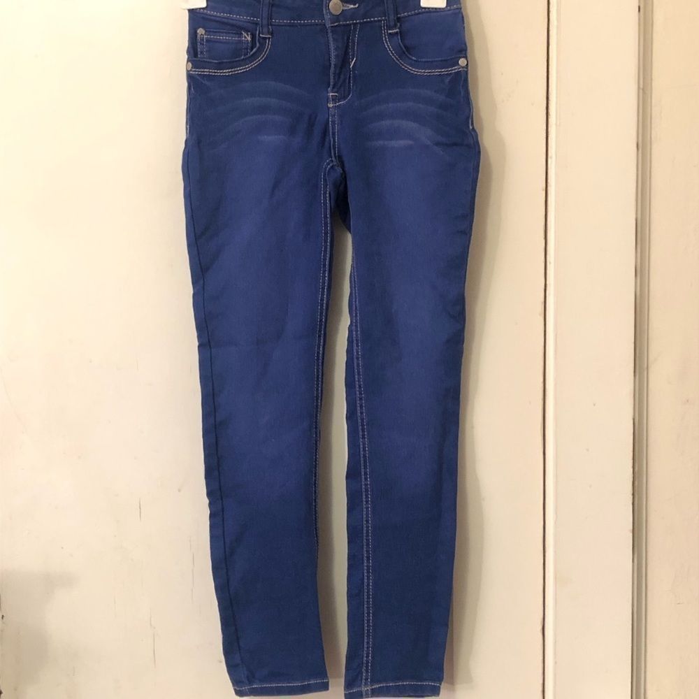 Little girls Skinny leg Stretch jeans blue size 8